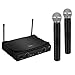 ELEGIANT VHF Wireless Microphone System with 2 Handheld Mics, Dual Channel Karaoke Singing Machine Portable Professional Home KTV Set