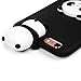 iPhone 6 Case, iPhone 6S Case, 3D Handmade Cute Black Panda Jelly Soft TPU Silicone Rubber Slim Fit Shockproof Anti-Scratch Skin Protective Bumper Cover for Apple iPhone 6, iPhone 6S