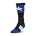 Under Armour Adult Unrivaled Novelty Crew Socks, 1-Pair , Black/Royal Texas , Large