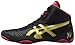 ASICS Men's JB Elite V2.0 Wrestling Shoe, Black/Olympic Gold/Red, 4 M US