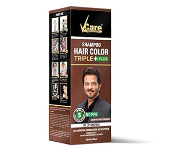 VCare Shampoo Hair Color (Brown)