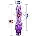 Eden Adult Sex Toys - XL Thick 9 Inch Vibrating Dildo - Waterproof Multi-Speed Quiet Penis Vibrator - Realistic Veiny & Girthy Shaft Vibe - G-Spot & Prostate Stimulator for Women Men Couples - Purple