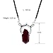LUREME Vintage Pendant Necklace Perfect Amulet Gift Costume Jewelry-Red (nl005564-1)