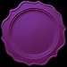 Tiger Chef 144-Pack Purple Color Round Scalloped Rim Disposable Plastic Plate Set for 48 Guests Includes 48 10-Inch Dinner Plates, 48 8-Inch Salad Plates - BPA-Free