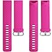 Wepro Waterproof Bands Compatible with Fitbit Charge 4 / Charge 3 / Charge 3 SE for Women Men, 3-Pack Replacement Wristbands for Fitbit Charge 3 / Charge 4, Small, Teal, Rose Pink, Plum