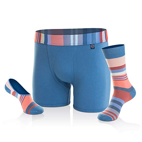 Related Garments Mens Underwear, Boxer Briefs, Casual and No-Show Socks, 1-Pack - Thumbnail 3