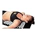 HemingWeigh Complete Acupressure Mat and Pillow Set with Carry Bag (Black)