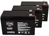 Liebert GXT2-6000RT208 12V 9Ah UPS Replacement Battery (3 Pack)