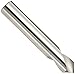 YG-1 - 0321L High Speed Steel NC Spotting Drill Bit, Uncoated (Bright), Straight Shank, Slow Spiral, 90 Degree, 1/2