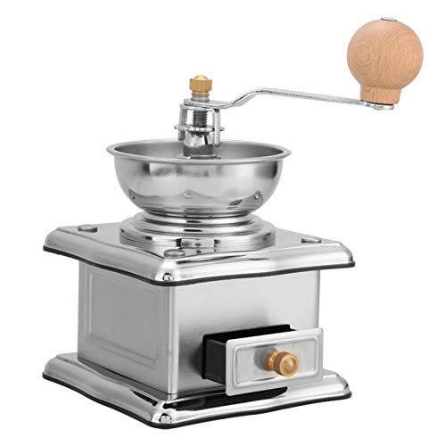 HEQIE-YONGP Elektrische Kornmühlenschleifer Haushalt Edelstahl Quadratische Form Manuelle Kaffee Mühle Grinder…