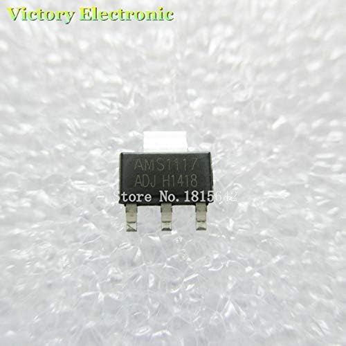 WuLian 100PCS/Lot AMS1117-ADJ SOT-223 ADJ Linear Regulator LM1117 Wholesale Electronic