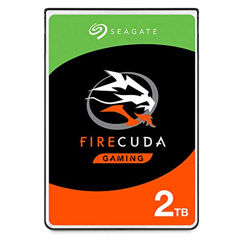 Seagate FireCuda 2TB Solid State Hybrid Drive SSHD – 2.5 Inch SATA 6GB/s Flash Accelerated for Gaming PC Laptop - Amazon Exclusive - Frustration Free Packaging (ST2000LXZ01)