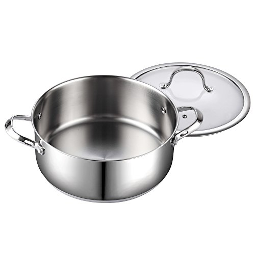 Cooks Standard Classic 02518 7 quart Stainless Steel Dutch Oven