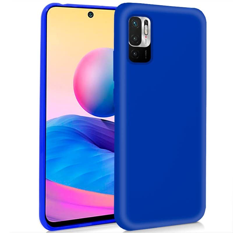 Cool Silicone Case for Xiaomi Redmi Note 10 5G / Pocophone M3 Pro 5G (Blue)