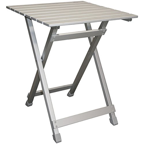 MOUNTAIN SUMMIT GEAR Quick-Fold Camping Table Made with Weather-Resistant Aluminum (Made by Caddis Sports)