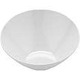 G.E.T. B-786-W Angled Cascading Serving Bowl for Salads, Snacks and Pasta, 12 Ounce / 6.5", White