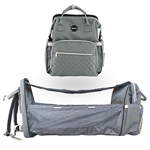 GUAV 5in1 Diaper Backpack Portable Foldable Baby Bed