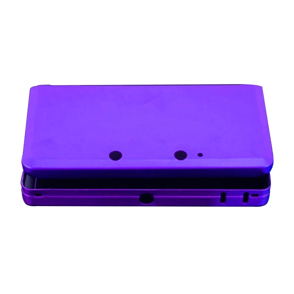 OSTENT Anti-Shock Purple Metal Hard Case Cover Compatible with Nintendo 3DS Console
