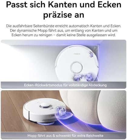 Freo Z10 Pro Saugroboter mit Wischfunktion 18.500Pa Teppichreinigung — Foto 3 von 8