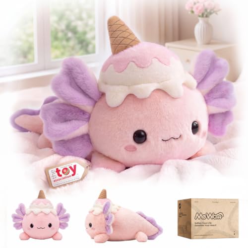 Mewaii Ice Cream Axolotl Plush Pillow