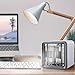 CAYNEL Personal Space Air Conditioner, 4 in 1 Mini USB Personal Space Air Cooler, Humidifier, Purifier, Desktop Cooling Fan with 3 Speeds and 7 Colors LED Night Light for Office Household Outdoors