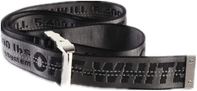 (buy 2 got 3) fashion white belt yellow letter buckle decoration casual black canvas belt Clear jelly belt boys girls men women