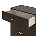 Ameriwood Home Crescent Point 4 Drawer Dresser, Espresso