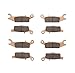 Race Driven Front and Rear Sintered Metal Severe Duty Brake Pads for Yamaha Grizzly YFM550 550 YFM700 700