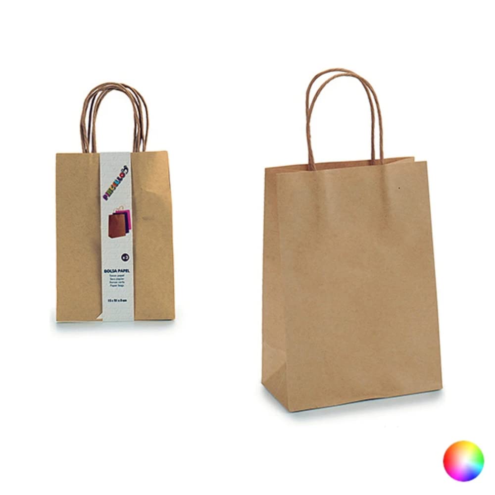 Pincello White Paper Bag Set of 3 15 x 21 x 8 cm