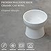 Raised Cat Bowl, Elevated Cat Food Bowls Water Bowl with stand Ceramic Cat Feeding Bowls Stress Free Pet Food & Water Bowls