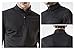 Tesla CLSL TM-HMKZ01-BLK_X-Large Men's Winterwear Sporty Slim Fit 1/4 Zip Fleece Lining Sweatshirt HMKZ01