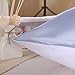 OOSILK Mulberry Silk Pillowcase with Hidden Zipper, Cotton Underside,Queen(20in x 30in),Light Blue,1pc