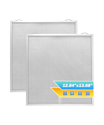 2 Packs S99010436 Range Hood Grease Filter Compatible With Broan Nutone,Replace # 99010436, BKSA130WW (12.84 x 13.68 x 0.38 Inch)