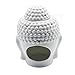 Omonic Porcelain Zen Garden Yoga Meditation White Thai Buddha Head Statue Essential Oil Burner Aromatherapy Diffuser Home Decor (White)