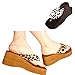 HP95(TM) Women's Shoes, Leopard Sandal,Platform Wedges, Girl's Flip Flops