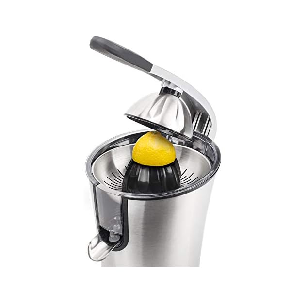 Princess Electric Citrus Juicer Master – Professional Orange Juicer – Stainless Steel – Cast Aluminium Lever Arm…