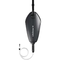 LifeStraw Peak Series - Compact Gravity Water Filter System - 3L for Backpacking, Group Camping, Hiking and Travel, Dark Moun