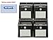 Induxpert Motion Solar Sensor Light Outdoor | Wireless Security LED Lighting | Dim Light Night Mode | 20 LEDs;Pack of 4| For Patio, Deck, Garden, Backyard, Garage, Driveway, Fence, Pathway, Front Door