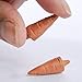Pack of 12 Miniature Straight Snowman Carrot Noses - Mini Noses for Winter Crafting and Snowmen Creations by Factory Direct Craft (3/4