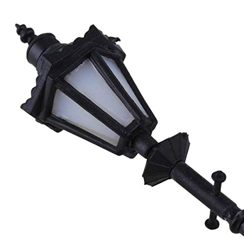Iceyon 1:150 N Scale Street Lamp Model LED Courtyard Lamppost Street Park Light Model Railway Model Trains Pack of 10 (H-4#)