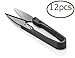 Galadim Thread Nipper (Pack of 12PCS) - Stainless Steel Thread Snips Cutters Snippers - Fishing Line Scissors Clippers Trimmers GD-006-P12