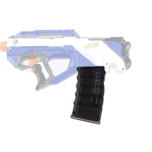 WORKER Mod 15 Darts Magazine Quick Reload Clip for Nerf N-Strike Elite Color Black Transparent