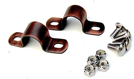 Mr Luckys Antique Copper Fender Mounting Bracket Kit for Harley, Bobber, Vintage, Retro, Custom
