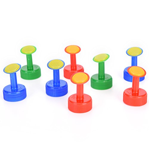 IYSHOUGONG 8 Pcs Portable Bottle Cap Sprinkler PVC Plastic Watering Caliber Little Nozzle Sprinkler Head Mist Nozzle for Plants Vegetables Gardening - Thumbnail 4