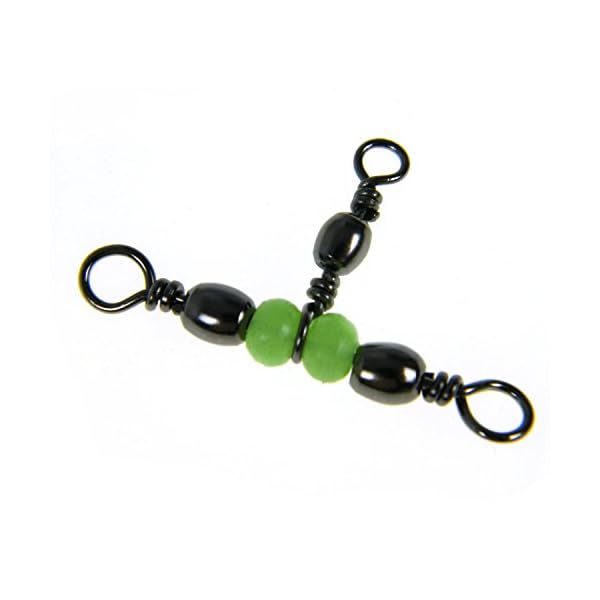 50-Pcs-3-Way-with-Glow-Beads-Fishing-Barrel-Triple-Swivels-Fishing-Tackle