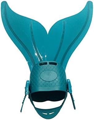 Rongbenyuan Mermaid Swim Fins Kids Children Diving Swimming Foot Flipper Trainning Recreational Monofin Tail Girls/boys(Green)