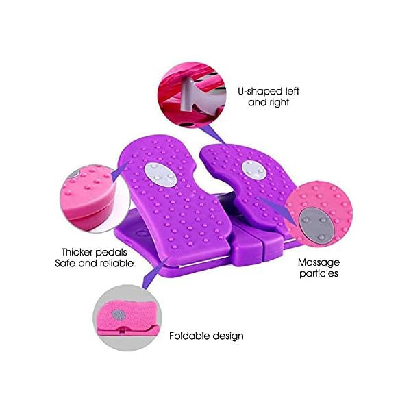 Mini-Stepper-Exercise-Machine-Mute-Foot-Training-Equipment-Weight-Loss-Machine-Foot-Training-Equipment-Fitness-Equipment-Durable-Stepper-Folding-Colorful-Foot-Peddle-Stepper-for-Home-Office-Gray Mini Stepper Exercise Machine, Mute Foot Training Equipment Weight Loss Machine Foot Training Equipment Fitness…