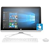 2017 HP All in One Desktop 23.8 Inch Full HD (1920x1080) Touchscreen,7th gen AMD A8-7410 processor,2.2 Ghz,8GB Ram,1TB HDD,DVD Burner,Bluetooth,WiFi/HDMI/Webcam,Win 10, Includes Keyboard and Mouse