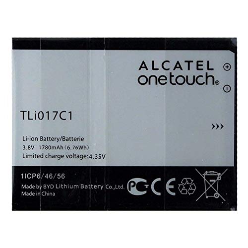 GSParts Alcatel OneTouch Replacement 1780mAh Battery - TLi017C1 (Bulk Packaging)