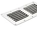 Amarine Made Stainless Steel Stamped Louvered Vent - Rectangular-4-1/2 X 9